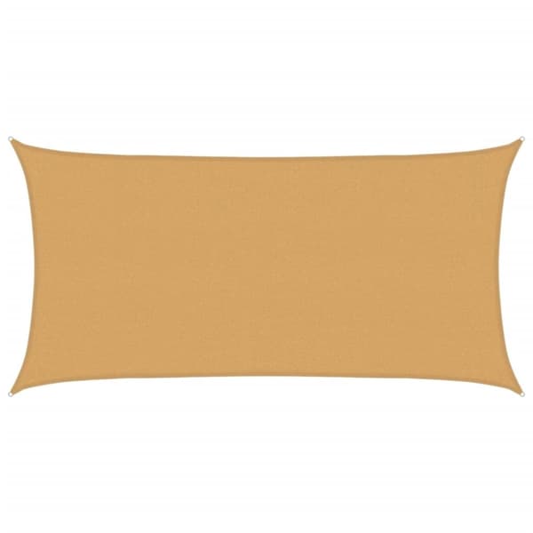 vidaXL Aurinkopurje 160 g/m² suorakaide hiekka 2,5x4,5 m HDPE