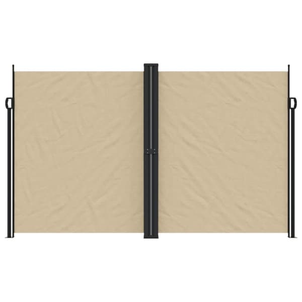 vidaXL Uttrekkbar sidemarkise 200x1000 cm beige