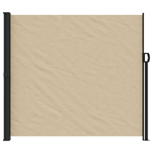 vidaXL Indragbar sidomarkis beige 180x500 cm