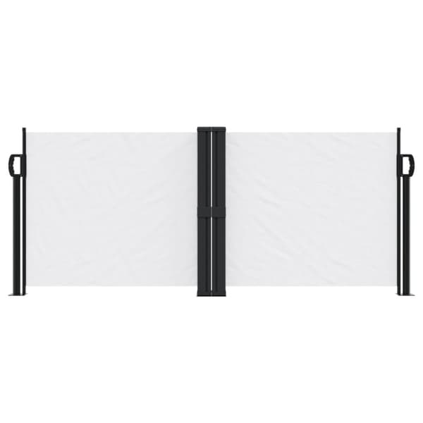 vidaXL sammenrullelig sidemarkise 100x1000 cm hvid
