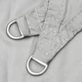 Miniatyrbilde 4 av 10: vidaXL Solseil lysegrå 3x3x3 m 100% polyester oxford