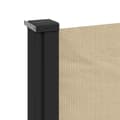 Miniatyrbilde 6 av 8: vidaXL Uttrekkbar sidemarkise beige 117x300 cm