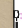 Miniatyrbillede 5 af 10: vidaXL sidemarkise 160x1000 cm sammenrullelig beige