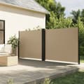 Miniatyrbillede 10 af 10: vidaXL sidemarkise 160x1000 cm sammenrullelig beige