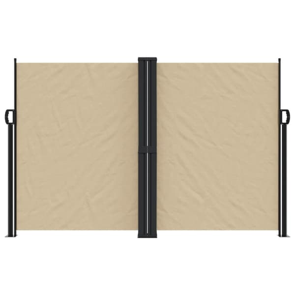 vidaXL sidemarkise 160x1000 cm sammenrullelig beige