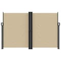 Miniatyrbillede 2 af 10: vidaXL sidemarkise 160x1000 cm sammenrullelig beige