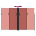 Miniatyrbilde 4 av 10: vidaXL Uttrekkbar sidemarkise 220x1200 cm terrakotta