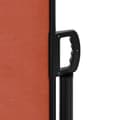 Miniatyrbilde 7 av 10: vidaXL Uttrekkbar sidemarkise 220x1200 cm terrakotta