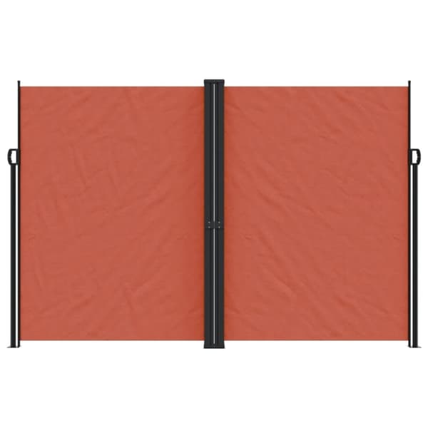 vidaXL Uttrekkbar sidemarkise 220x1200 cm terrakotta
