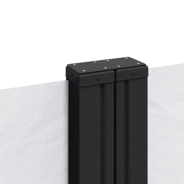 vidaXL Uttrekkbar sidemarkise 220x1200 cm hvit