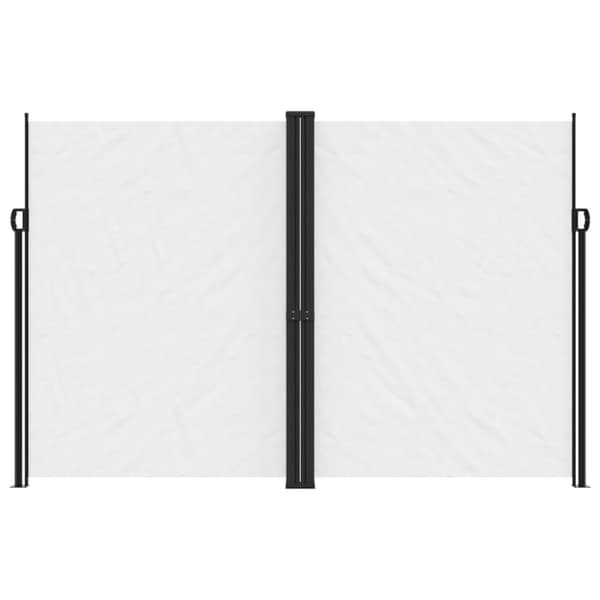 vidaXL Uttrekkbar sidemarkise 220x1200 cm hvit