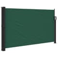 Miniatyrbilde 2 av 10: vidaXL Uttrekkbar sidemarkise mørkegrønn 120x500 cm