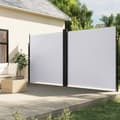 Miniatyrbillede 10 af 10: vidaXL sidemarkise 220x1200 cm sammenrullelig hvid