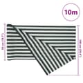 Pikkukuva 8 / 8: vidaXL Näkösuoja vihreä ja valkoinen 1x10 m HDPE 150 g/m²