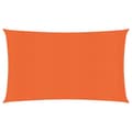 Miniatyrbilde 1 av 11: vidaXL Solseil 160 g/m² rektangulær oransje 4x7 m HDPE