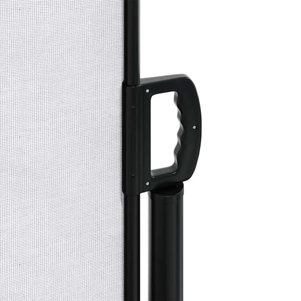 vidaXL Uttrekkbar sidemarkise hvit 180x600 cm