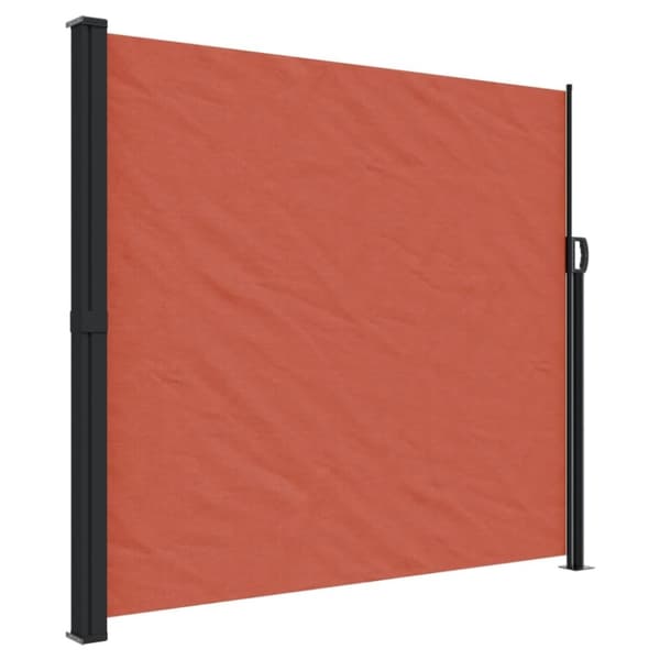 vidaXL Infällbar sidomarkis terrakotta 180x600 cm