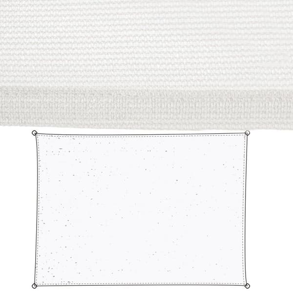 Aurinkosuojat Valkoinen Polyetyleeni 350 x 1 x 500 cm