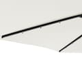 Miniatyrbillede 10 af 11: vidaXL parasol med LED-lys og stålstang 225x225x212 cm hvid