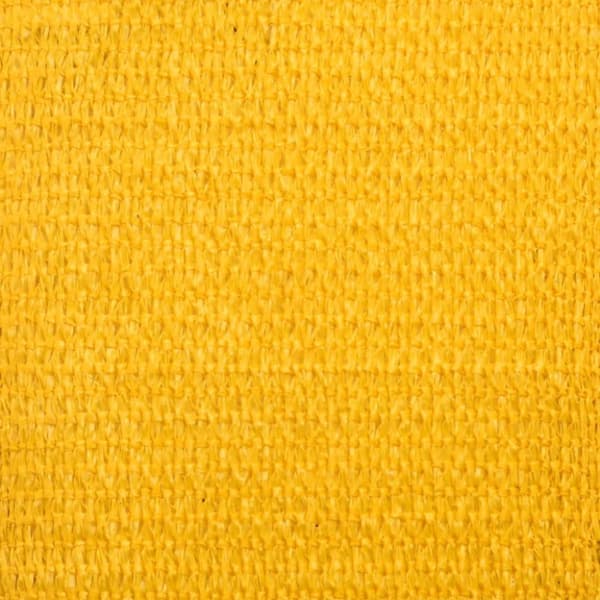 vidaXL solsejl 2x2,5 m 160 g/m² rektangulær HDPE gul
