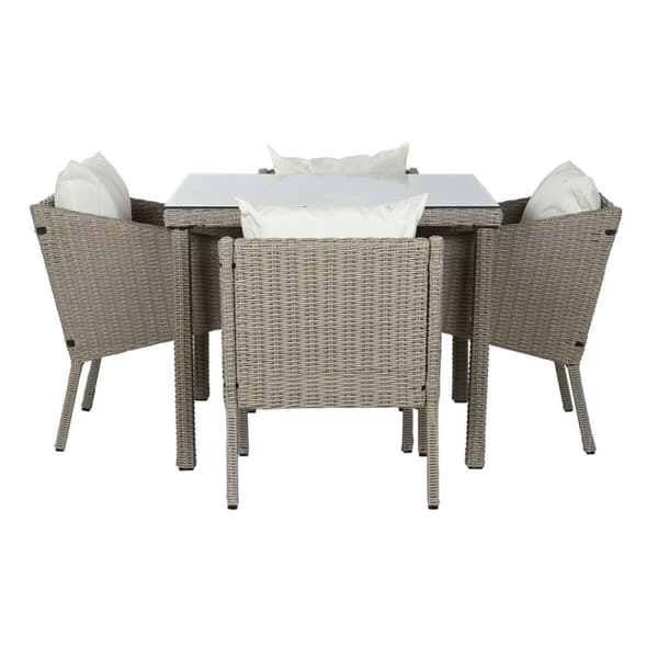 Pöytäsetti 4 tuolilla Home ESPRIT 90 x 90 x 72 cm