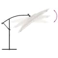 Miniatyrbillede 8 af 11: vidaXL haveparasol med stålstang 290x290x238 cm hvid