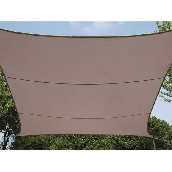Perel rektangulär skärmduk 2 x 3 meter taupe polyester