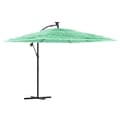 Miniatyrbillede 3 af 11: vidaXL haveparasol med stålstang 269x269x235 cm grøn