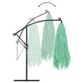 Miniatyrbillede 7 af 11: vidaXL haveparasol med stålstang 269x269x235 cm grøn