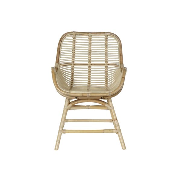 Kerti szék DKD Home Decor Multicolour Naturell Rattan 61 x 58 x 92 cm 62 x 62 x 92 cm
