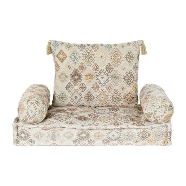 Trädgårdssoffa DKD Home Decor Beige 90 x 50 x 55 cm