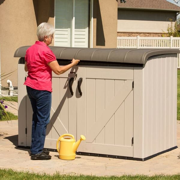 Skåp Lifetime 60170 Horisontell Extern 190 x 131 x 106 cm Stål Plast