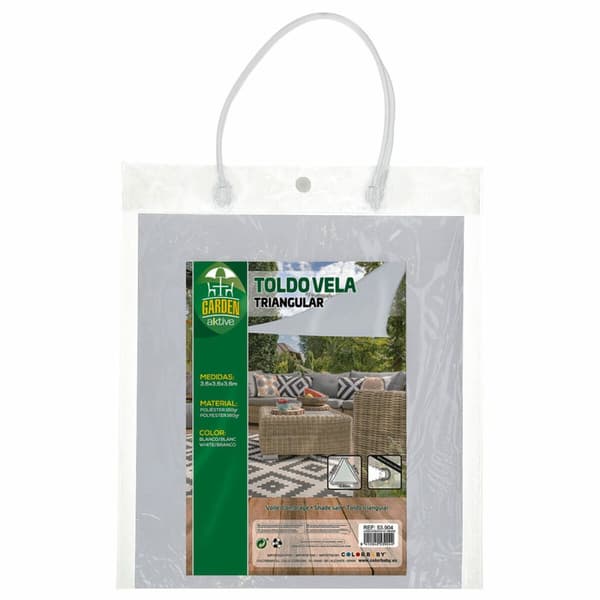 Skugga segel Aktive Triangulär 360 x 0,5 x 360 cm (6 antal)