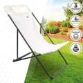 Miniatyrbild 3 av 7: Lutbar vilstol Aktive Vit 53 x 87 x 78 cm (4 antal)