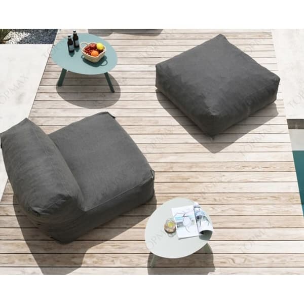 Trädgårdssoffa Home ESPRIT Grå 90 x 87 x 65 cm