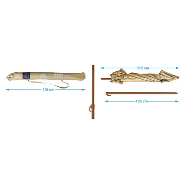 Napernyő Beige 200 cm UPF 50+