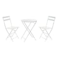 Miniatyrbilde 1 av 5: Bordsett med 2 stoler DKD Home Decor Hvit 80 cm 60 x 60 x 70 cm (3 pcs)