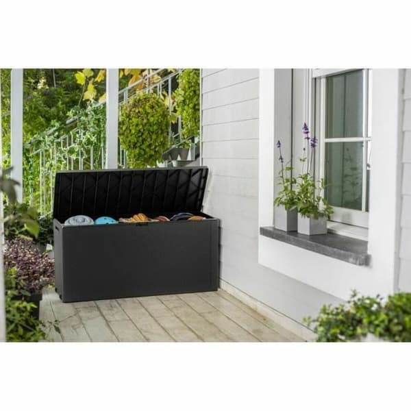 Udendørs Bryst Keter Emily Mørkegrå Harpiks Plastik (118 x 45 x 58 cm)