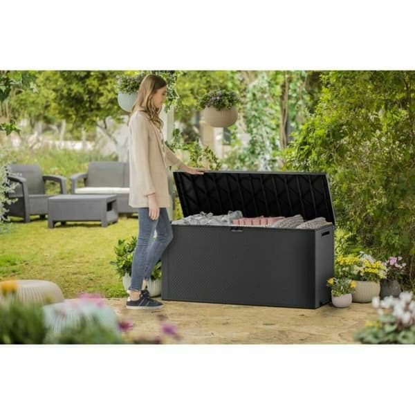 Udendørs Bryst Keter Emily Mørkegrå Harpiks Plastik (118 x 45 x 58 cm)