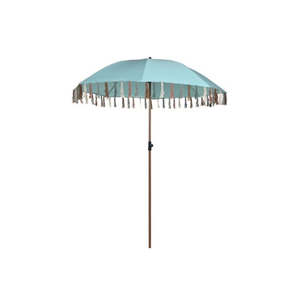 Senčnik DKD Home Decor Stål Aluminium Himmelblå (180 x 180 x 190 cm)