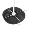Miniatyrbillede 3 af 3: Fod for strandparasol Aktive 48 x 7,5 x 48 cm Plastik