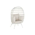 Miniatyrbillede 1 af 6: have DKD Home Decor Hvid Metal syntetisk spanskrør 99 x 71 x 147 cm