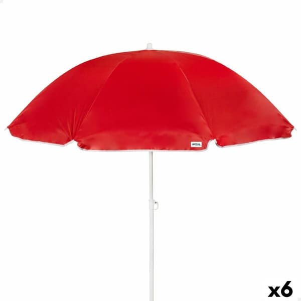 Senčnik Aktive UV50 Ø 220 cm Polyester Metal 220 x 209 x 220 cm (6 enheder)