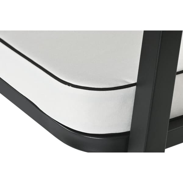 Have møbler Home ESPRIT Hvid Sort 123 x 66 x 72 cm 123 x 66 x 74 cm (4 Dele)