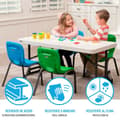 Miniatyrbilde 4 av 6: Klappbord Lifetime Krem 122 x 86 x 61 cm Stål Plast