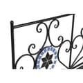 Miniatyrbilde 2 av 5: Benk DKD Home Decor Keramikk Mosaikk Svart Metall Flerfarget (111 x 54 x 88 cm)