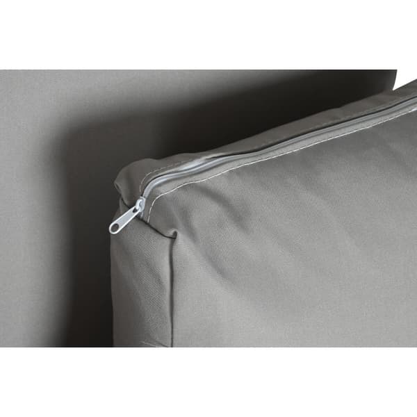 Hagesofa DKD Home Decor Svart Grå Metall syntetisk rotting 99 x 71 x 147 cm