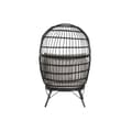Miniatyrbilde 7 av 8: Hagesofa DKD Home Decor Svart Grå Metall syntetisk rotting 99 x 71 x 147 cm