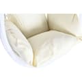 Miniatyrbilde 3 av 5: Hengestol for hage DKD Home Decor 90 x 70 x 110 cm Metall syntetisk rotting Hvit