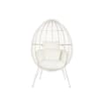 Miniatyrbilde 2 av 6: Hagesofa DKD Home Decor 90 x 65 x 151 cm Metall syntetisk rotting Hvit